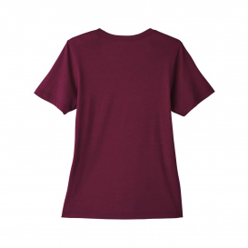 Core 365 CE111W Ladies Fusion ChromaSoft Performance T-Shirt - Burgundy