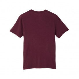 Core 365 CE111Y Youth Fusion ChromaSoft Performance T-Shirt - Burgundy