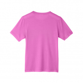 Core 365 CE111Y Youth Fusion ChromaSoft Performance T-Shirt - Charity Pink