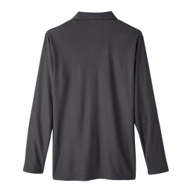 Core 365 CE112L Men's Fusion ChromaSoft Long-Sleeve Pique Polo - Carbon