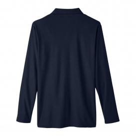 Core 365 CE112L Men's Fusion ChromaSoft Long-Sleeve Pique Polo - Classic Navy