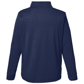 Core 365 CE404 Market Snag Protect Mesh Colorblock Quarter-Zip - Classic Navy/Carbon