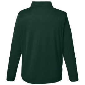 Core 365 CE404 Market Snag Protect Mesh Colorblock Quarter-Zip - Forest/Carbon