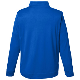 Core 365 CE404 Market Snag Protect Mesh Colorblock Quarter-Zip - True Royal/Carbon
