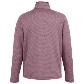 Core 365 CE72 Venture Heathered Stripe Full-Zip - Burgundy/White