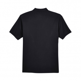 Devon & Jones D100 Men\'s Pima Pique Short Sleeve Polo - Black
