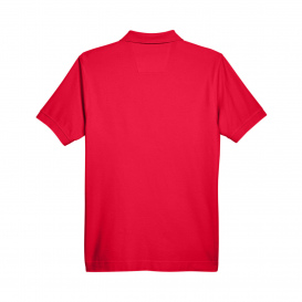 Devon & Jones D100 Men\'s Pima Pique Short Sleeve Polo - Red