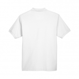 Devon & Jones D100 Men's Pima Pique Short Sleeve Polo - White