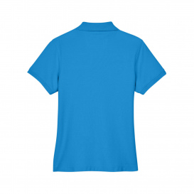 Devon & Jones D100W Ladies Pima Pique Y-Collar Polo - French Blue