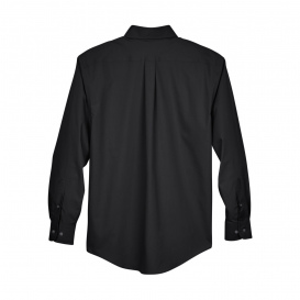Devon & Jones D620 Men's Crown Woven Collection Solid Broadcloth - Black