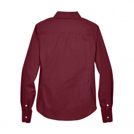 Devon & Jones D620W Ladies Crown Woven Collection Solid Broadcloth - Burgundy