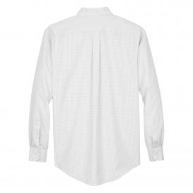 Devon & Jones D640 Men\'s Crown Woven Collection Gingham Check - Silver