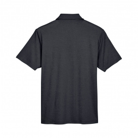 Devon & Jones DG22 CrownLux Performance Address Melange Polo - Black Heather