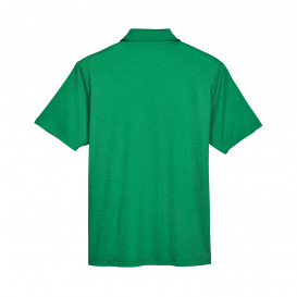 Devon & Jones DG22 CrownLux Performance Address Melange Polo - Kelly Green Heather
