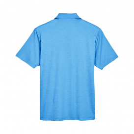 Devon & Jones DG22 CrownLux Performance Address Melange Polo - Ocean Blue Heather
