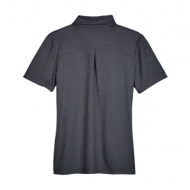 Devon & Jones DG22W CrownLux Performance Ladies Address Melange Polo - Black Heather