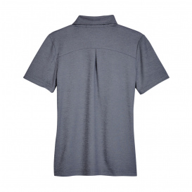 Devon & Jones DG22W CrownLux Performance Ladies Address Melange Polo - Navy Heather