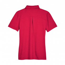 Devon & Jones DG22W CrownLux Performance Ladies Address Melange Polo - Red Heather
