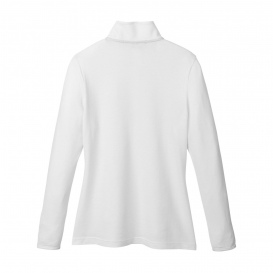 Devon & Jones DG400W New Classics Ladies Performance Quarter-Zip -White