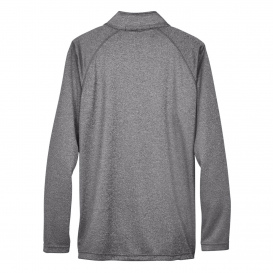 Devon & Jones DG440 Men\'s Stretch Tech-Shell Compass 1/4-Zip - Dark Grey Heather