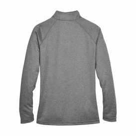 Devon & Jones DG440W Ladies Stretch Tech-Shell Compass Quarter-Zip - Dark Grey Heather
