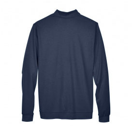 Devon & Jones DG479 Men\'s DRYTEC20 Performance Quarter-Zip -Navy/Grey Heather/Graphite