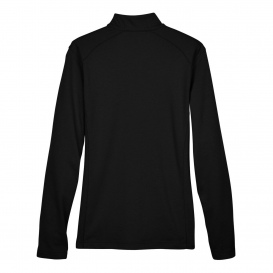 Devon & Jones DG479W Ladies DRYTEC20 Performance 1/4-Zip - Black/Grey Heather/Graphite