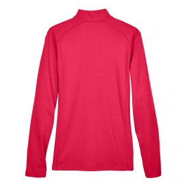 Devon & Jones DG479W Ladies DRYTEC20 Performance 1/4-Zip - Red/Navy/Red