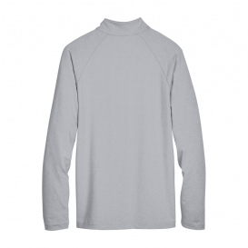 Devon & Jones DG480 CrownLux Performance Clubhouse Micro-Stripe Quarter-Zip - Black