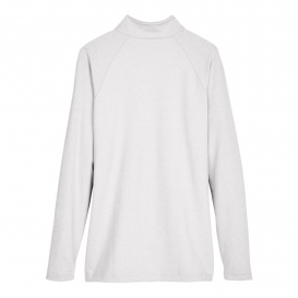 Devon & Jones DG480W CrownLux Performance Ladies Clubhouse Micro-Stripe Quarter-Zip - Silver