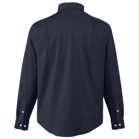 Devon & Jones DG505 CrownLux Performance Spencer Poplin Shirt - Navy Melange