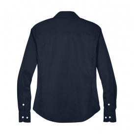 Devon & Jones DG530W Ladies Crown Woven Collection Solid Stretch Twill - Navy