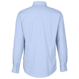 Devon & Jones DG537 CrownLux Performance Microstripe Shirt - French Blue/White