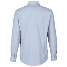 Devon & Jones DG537 CrownLux Performance Microstripe Shirt - Navy/White
