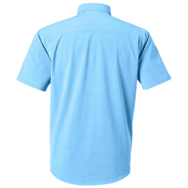 HUK H150154 Kona Solid Short Sleeve Shirt - Marolina Blue