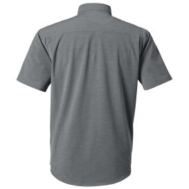 HUK H150154 Kona Solid Short Sleeve Shirt - Volcanic Ash