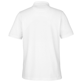 Harriton M205 Valiant Cotton Snag Protect Pocket Polo - White