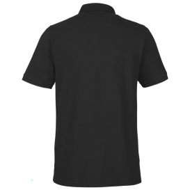 Harriton M205P Valiant Cotton Snag Protect Pocket Polo - Black