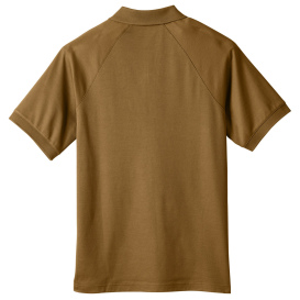 Harriton M208 Mens Charge Snag and Soil Protect Polo - Coyote Brown