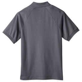 Harriton M208 Mens Charge Snag and Soil Protect Polo - Dark Charcoal