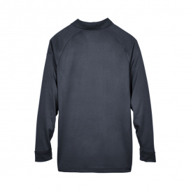 Harriton M211L Mens Advantage Snag Protection Plus Long-Sleeve Tactical Polo - Dark Charcoal