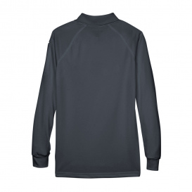 Harriton M211LW Ladies Advantage Snag Protection Plus Long Sleeve Tactical Polo - Dark Charcoal