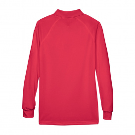 Harriton M211LW Ladies Advantage Snag Protection Plus Long Sleeve Tactical Polo - Red