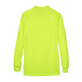 Harriton M211LW Ladies Advantage Snag Protection Plus Long Sleeve Tactical Polo - Safety Yellow