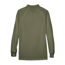 Harriton M211LW Ladies Advantage Snag Protection Plus Long Sleeve Tactical Polo - Tactical Green