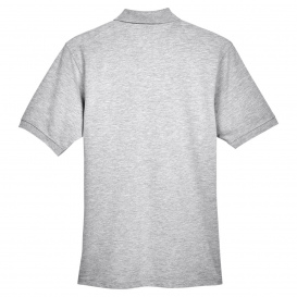 Harriton M265 Men's 5.6oz. Easy Blend Polo - Grey Heather