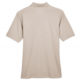 Harriton M265 Men\'s 5.6oz. Easy Blend Polo - Stone