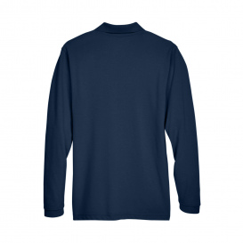 Harriton M265L Men\'s 5.6 oz. Easy Blend Long Sleeve Polo - Navy
