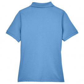 Harriton M265W Ladies 5.6 oz. Easy Blend Polo - Light College Blue