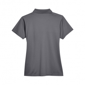 Harriton M315W Ladies 4 oz. Polytech Polo - Charcoal